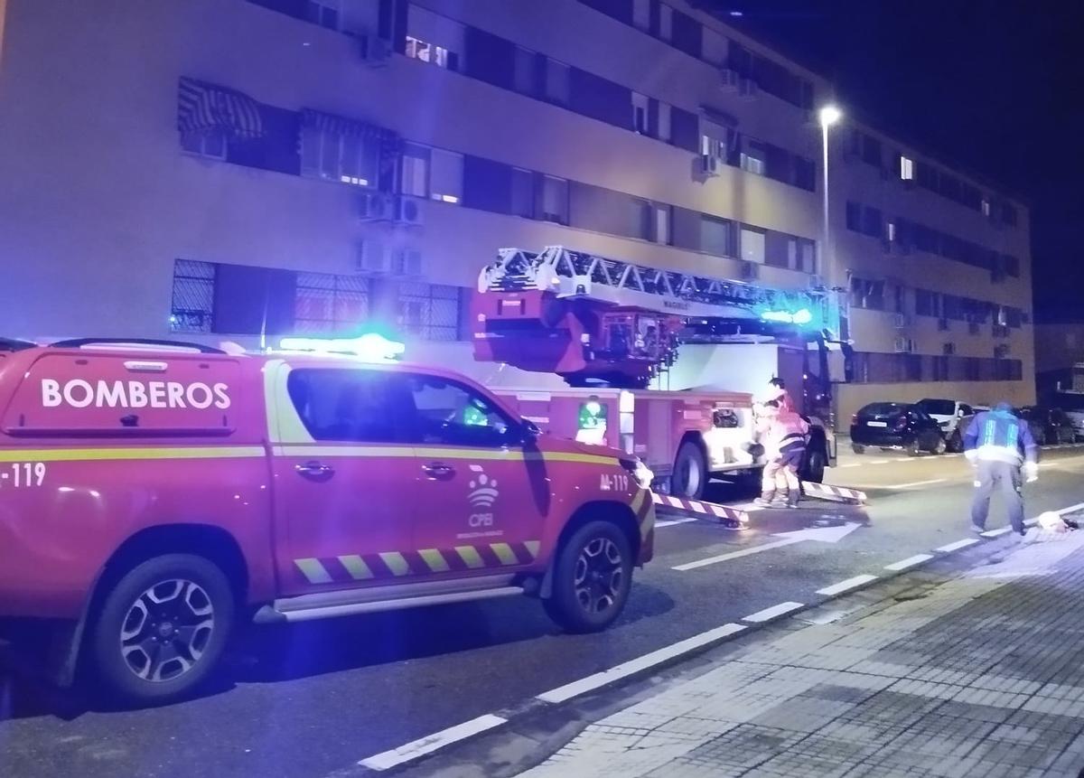 Daños causados por el vendaval.