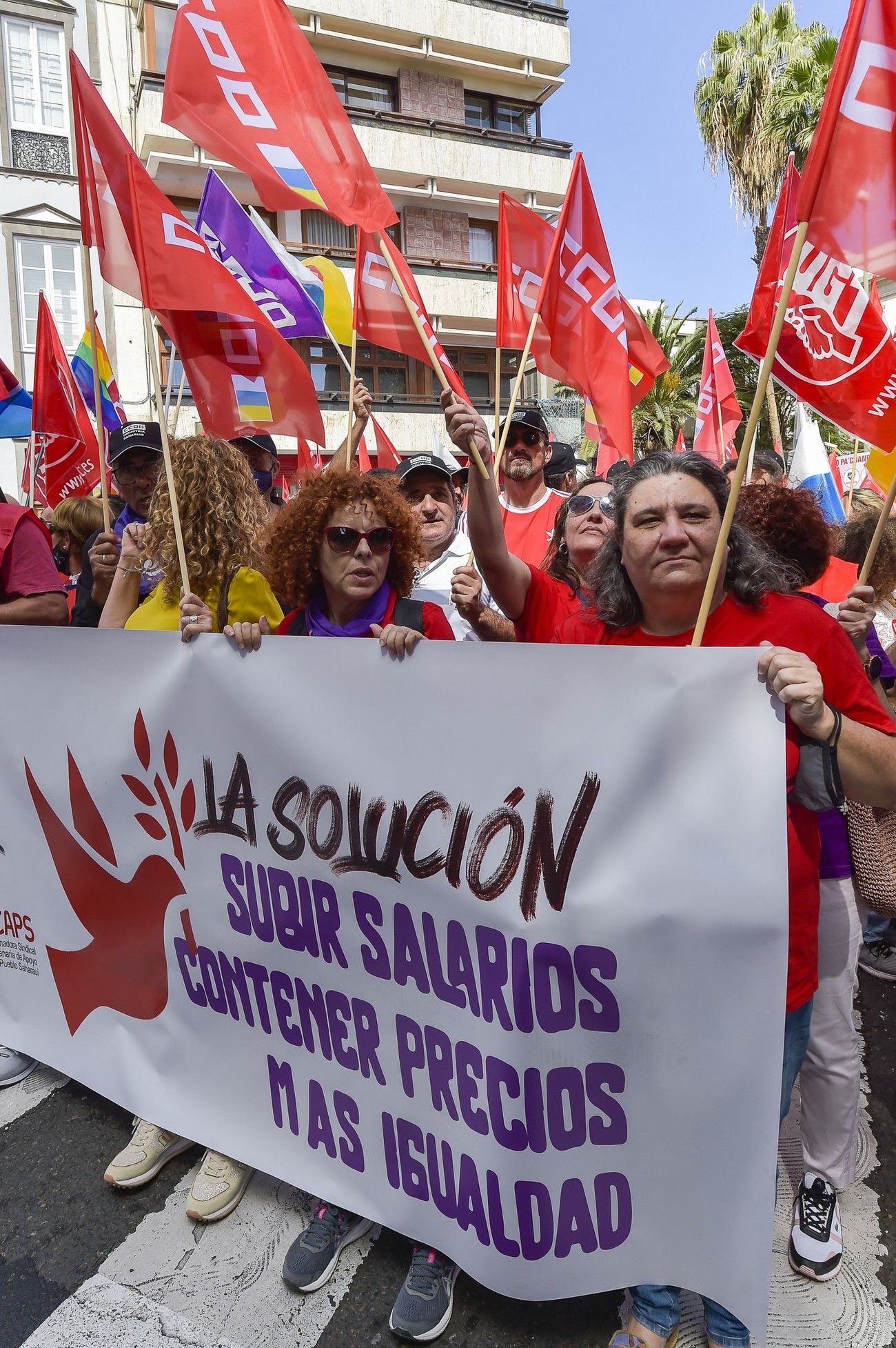 Manifestación del 1 de Mayo en Las Palmas de Gran Canaria (01/05/22)