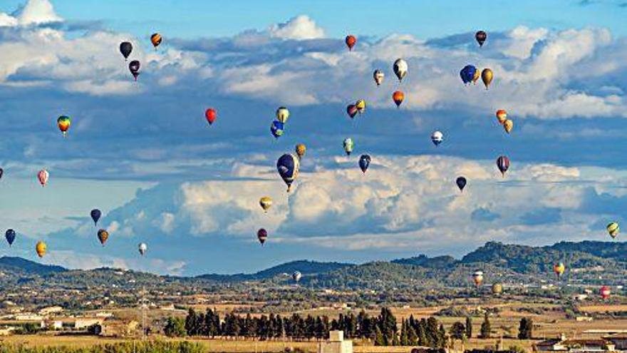 Imagen del Campeonato de Europa de globos aerostáticos celebrado en Manacor.