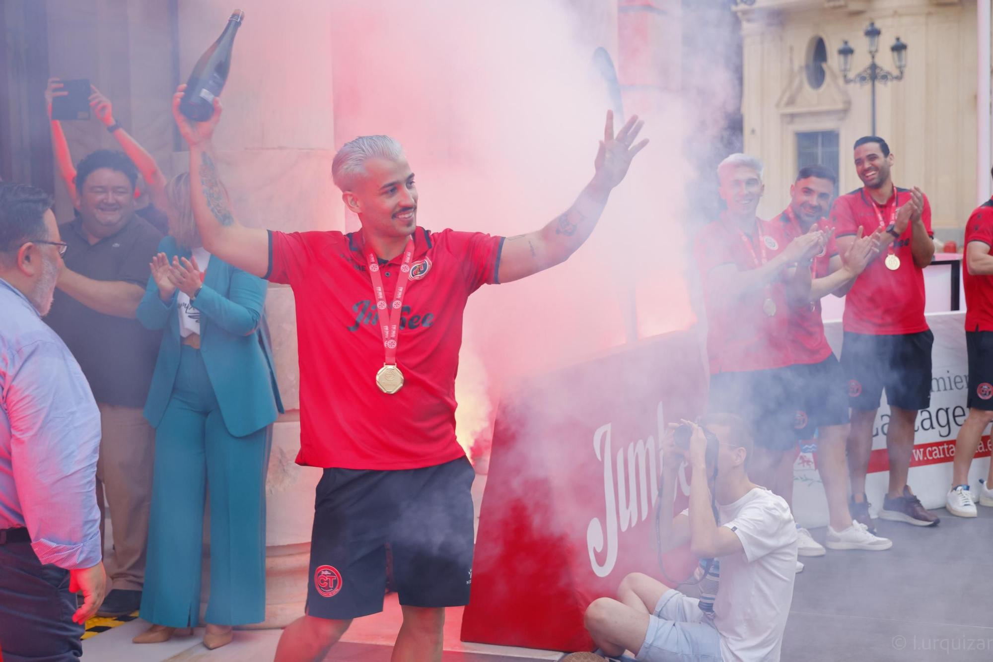 Las imágenes de la celebración del Jimbee Cartagena, campeón de liga