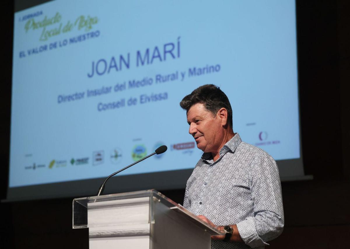 El director Insular de Medio Rural y Marino del Consell de Eivissa, Joan Marí. 