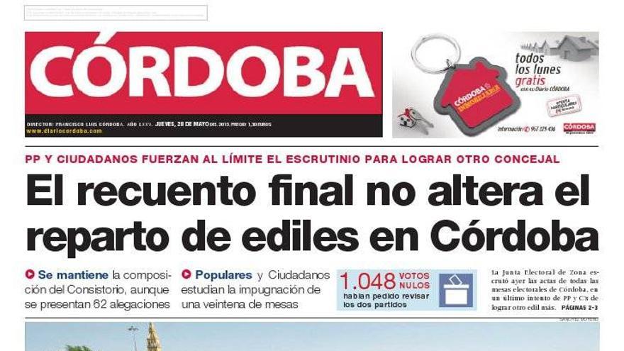 La portada de CÓRDOBA