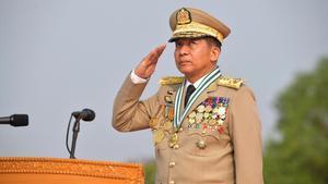 El general Min Aung Hlaing.