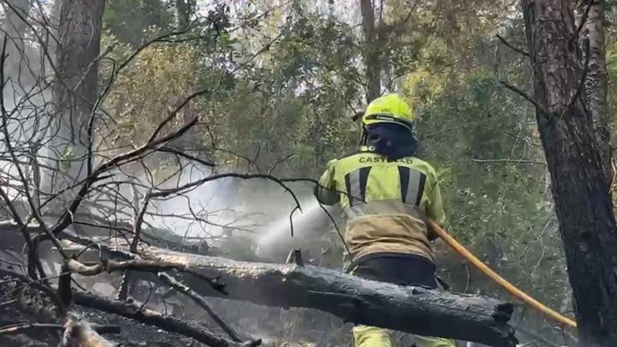 Los bomberos de la ciudad de Castelló en Tales.
