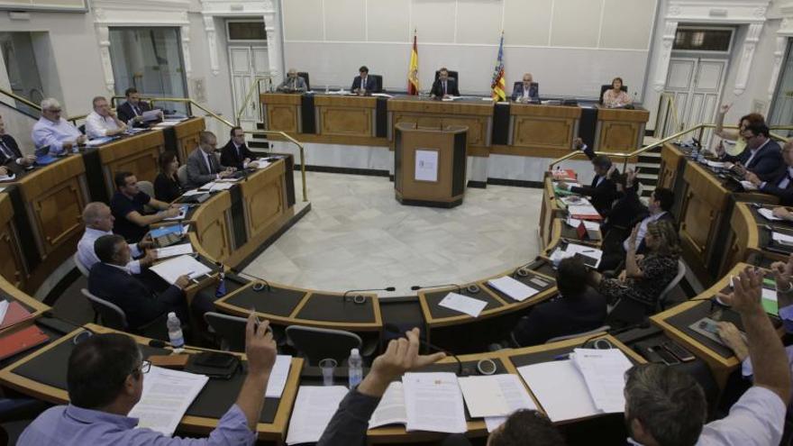 Imagen del pleno de la Diputación