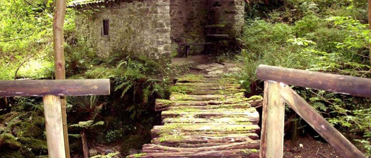 La ruta de Los Molinos, en el valle de Samuño.