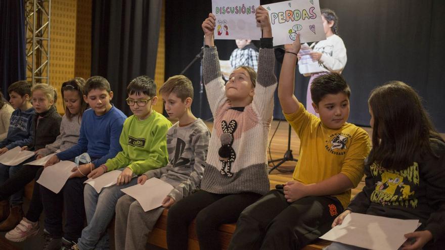 La salud mental, a debate entre los niños de Tomiño