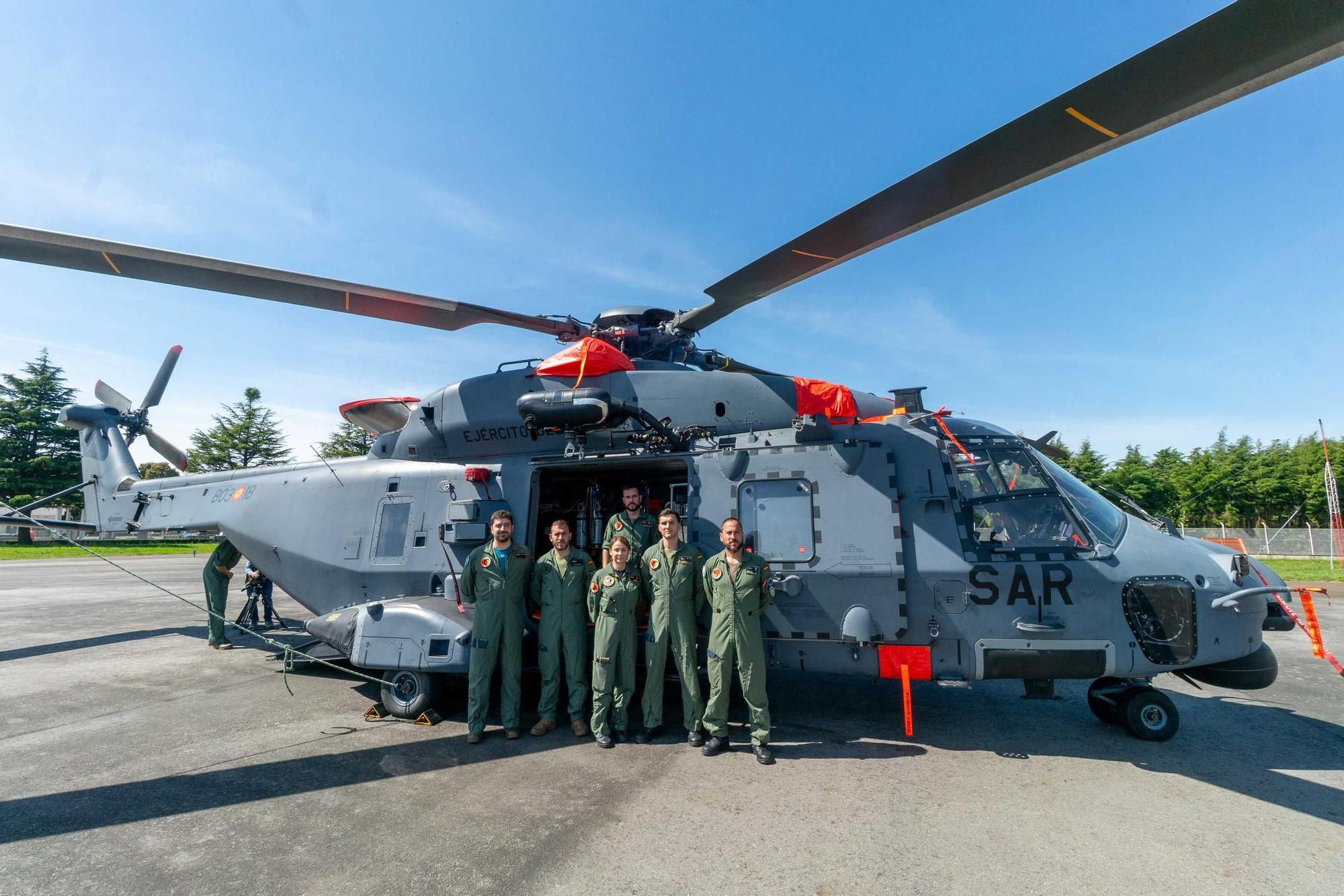 Aeródromo militar de Santiago. Visita a medios aéreos y terrestres en el marco del ejercicio Madrisar Samar 25