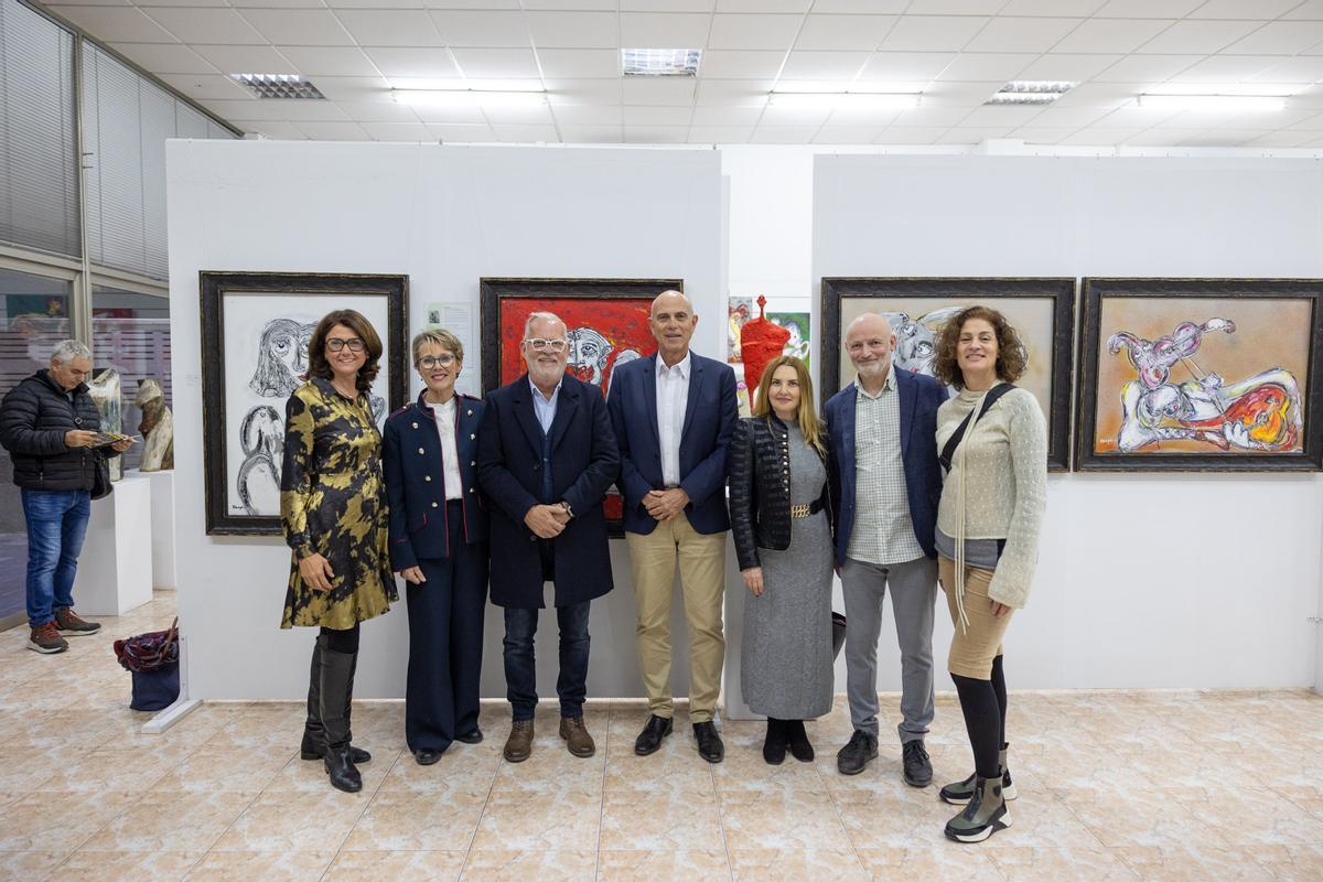 "Karpi", en una de sus anteriores exposiciones, en una imagen de archivo.