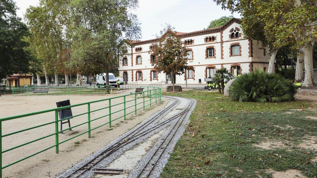 Imagen de archivo de las vías del 'trenet' de Can Mercader, en Cornellà.