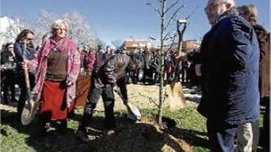 Un moment de l&#039;homenatge a la professora, que va morir l&#039;abril de 2012.