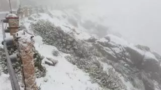 Nieva en la Serra de Tramuntana