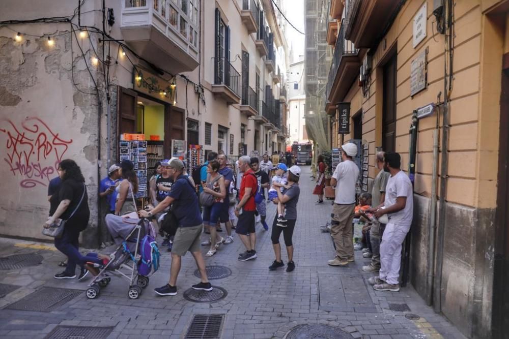 Alarma por una fuga de gas en el centro de Palma