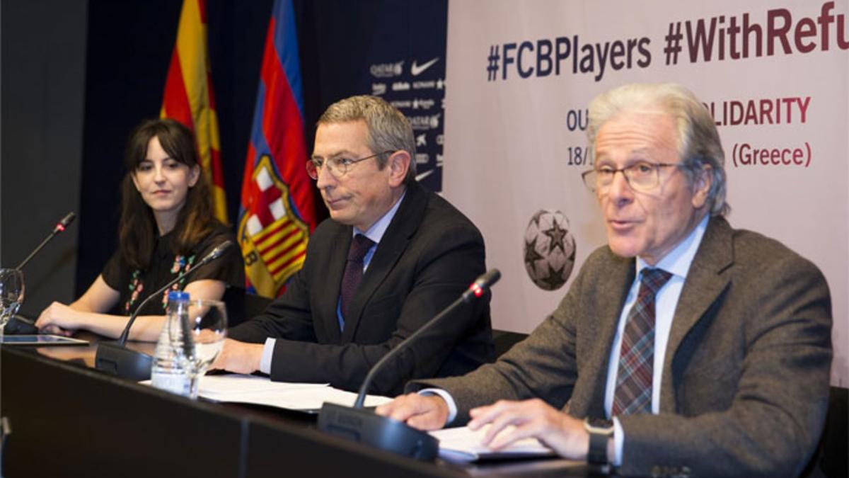 El FC Barcelona presentó el nuevo acuerdo