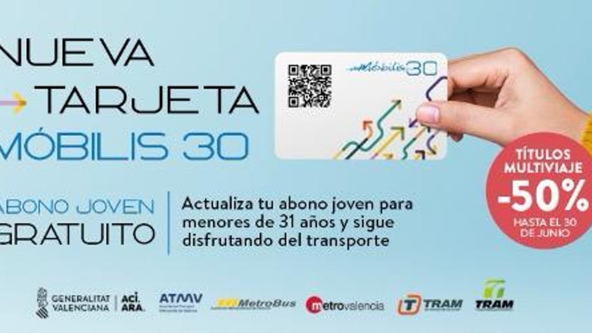 Nueva tarjeta Móbilis 30