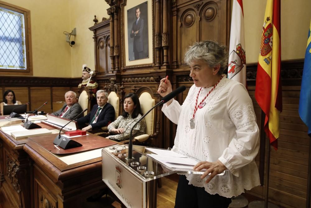 Los ayuntamientos asturianos eligen alcalde: pleno de Gijón