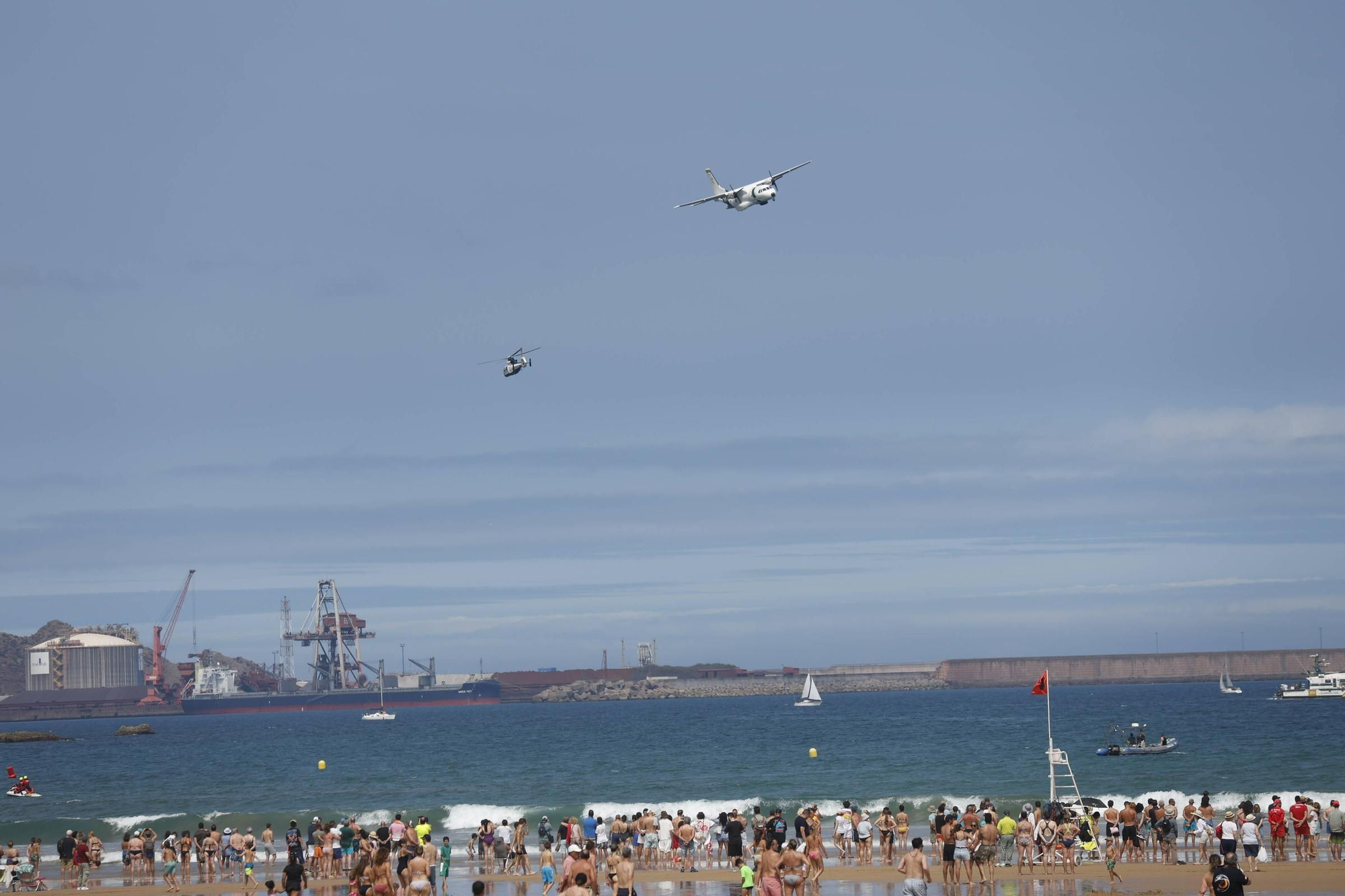 El espectacular y multitudinario Festival Aéreo de Gijón, en imágenes