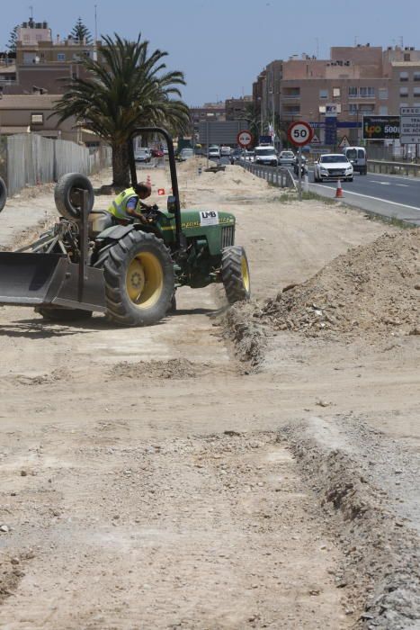 Las obras del carril bici al Parque Empresarial, e