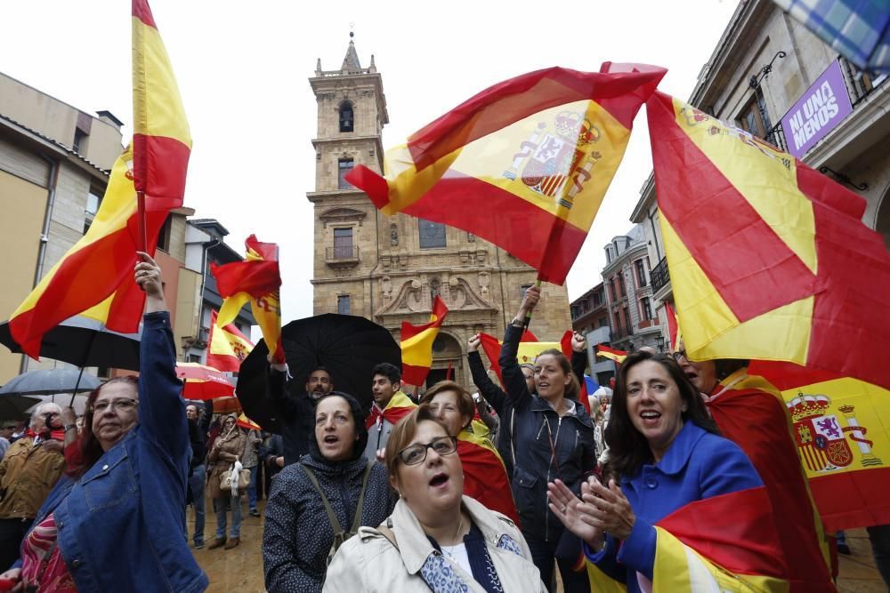 Manifestación en Oviedo por la unidad de España