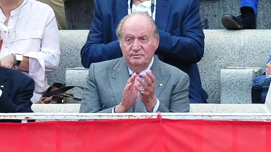 El rey Juan Carlos en Las Ventas.