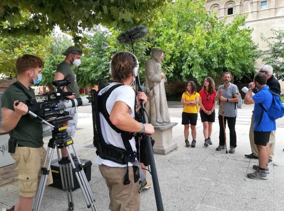 Rodatge de la pel·lícula sobre el Camí Ignasià