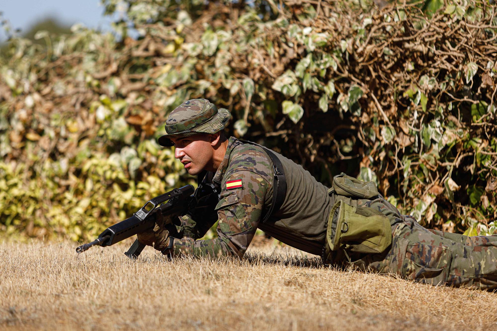 Militares en Ibiza: listos para la acción