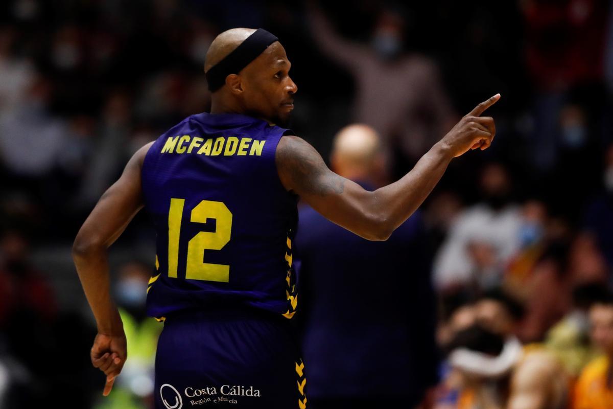 Thad McFadden lideró al UCAM Murcia.