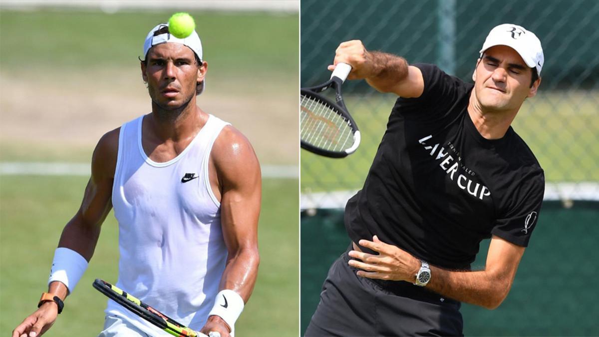 Nadal y Federer son los principales favoritos en el cuadro masculino