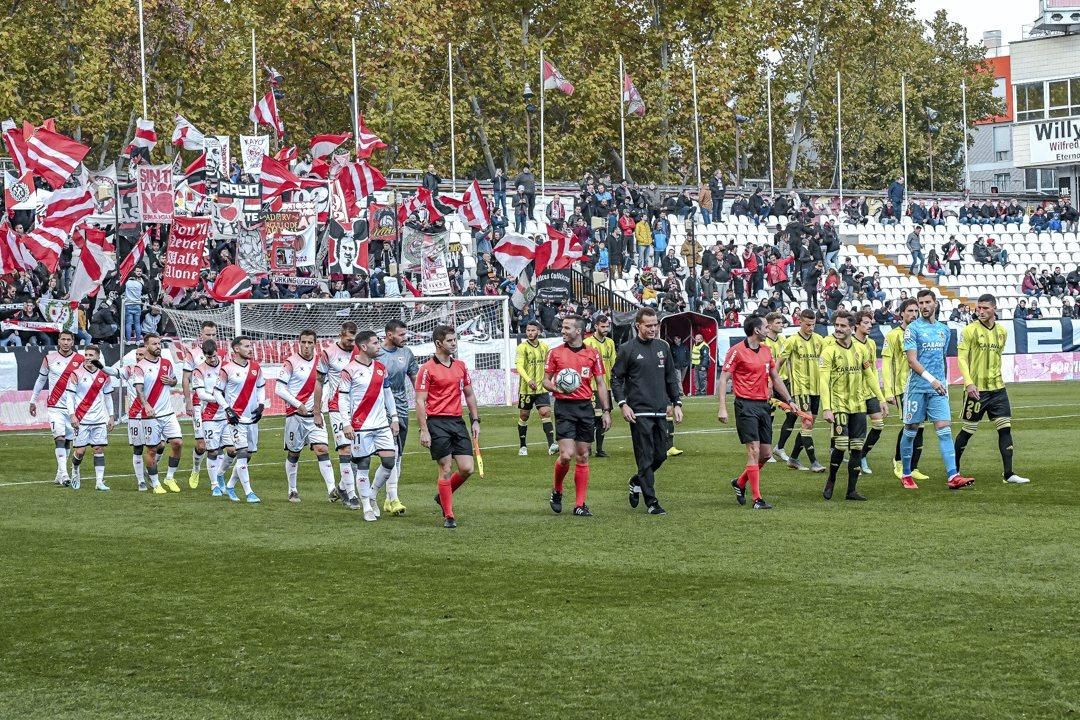 Rayo Vallecano contra Real Zaragoza