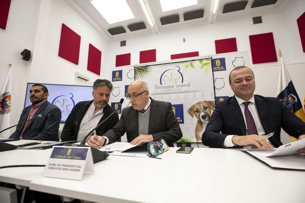 Firma del Pacto por el Bienestar Animal en Gran Canaria