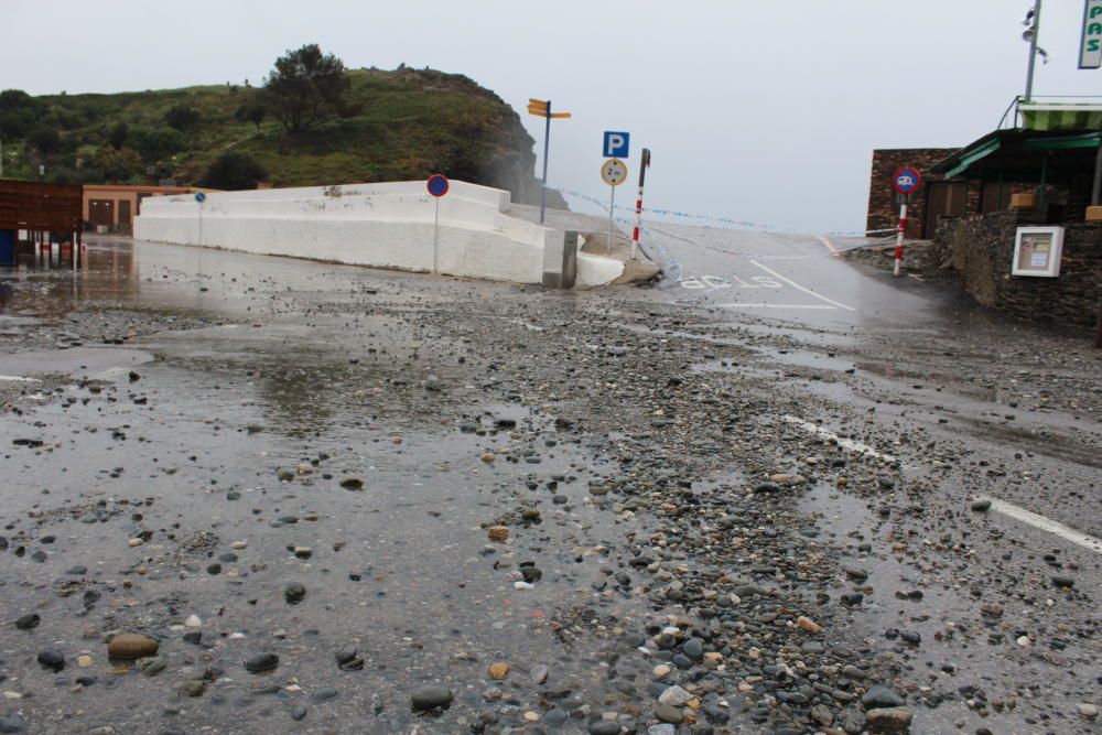 El temporal castiga la costa empordanesa