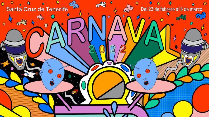 ‘Bejo’, autor del cartel anunciador del Carnaval más votado en la web de Fiestas