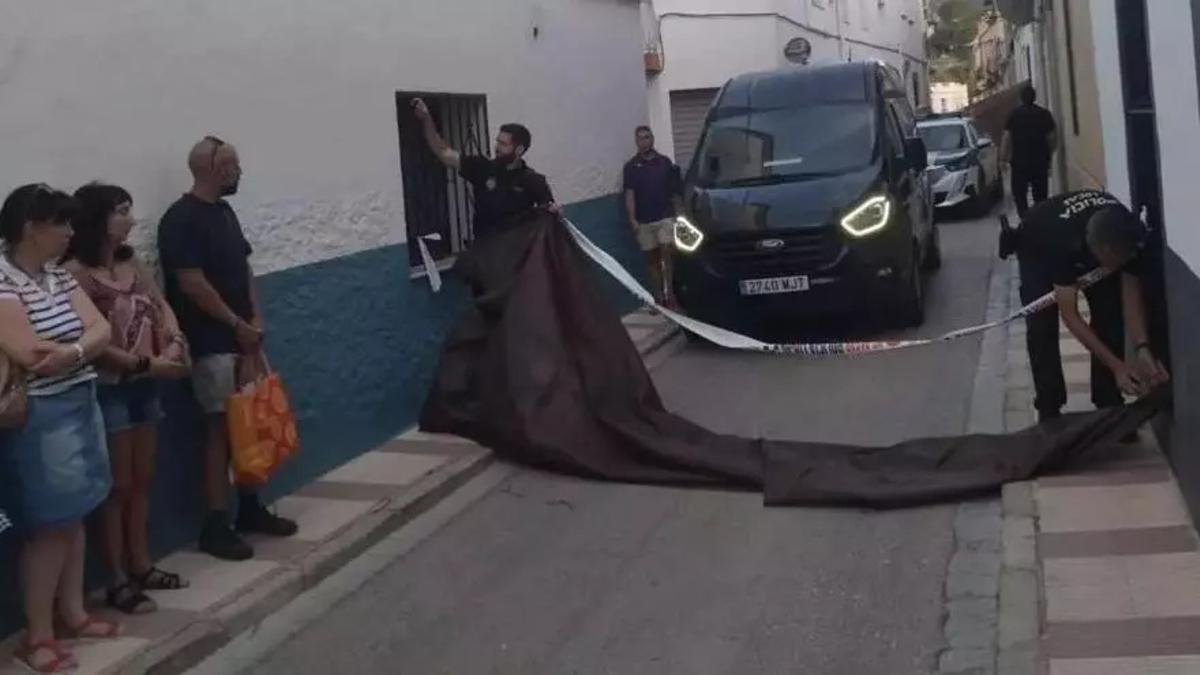 Imagen de la calle de Gata de Gorgos donde ocurrieron los hechos.
