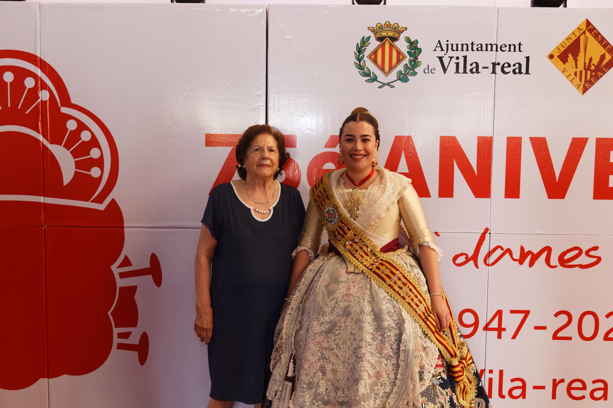 Homenaje 75 aniversario de reina y damas de fiestas de Vila-real
