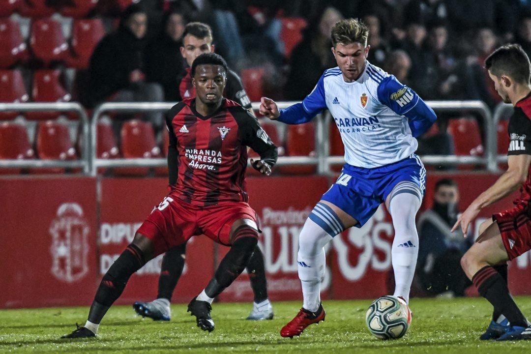 Partido Mirandés contra Real Zaragoza