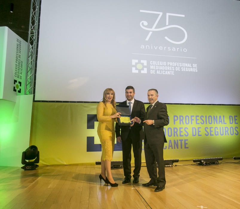 El Colegio de Mediadores de Alicante celebra sus 75 años de historia