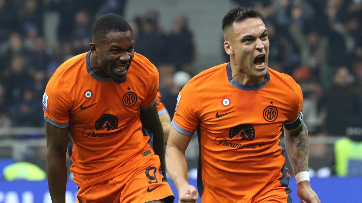 Lautaro Martínez y Marcus Thuram, los grandes peligros del Inter de Milán