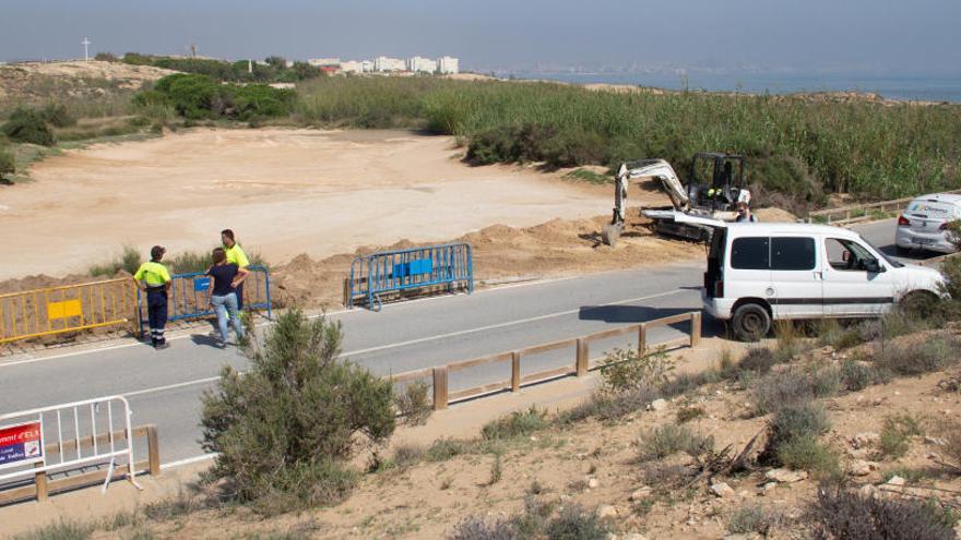 Alertan del riesgo que sufren los restos arqueológicos de El Altet por unas obras