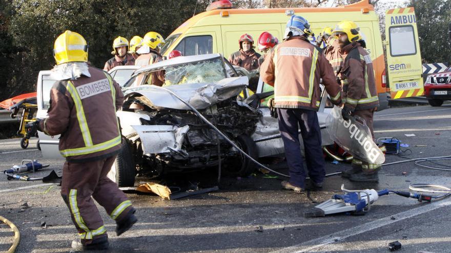 L&#039;accident ha causat dos ferits greus i dos de lleus