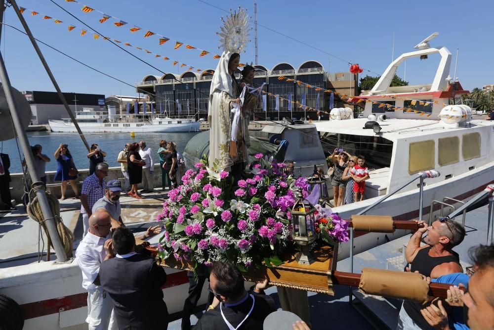 Celebración de la Virgen del Carmen en València