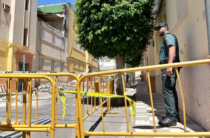 Vecinos afectados por la explosión de Agüimes