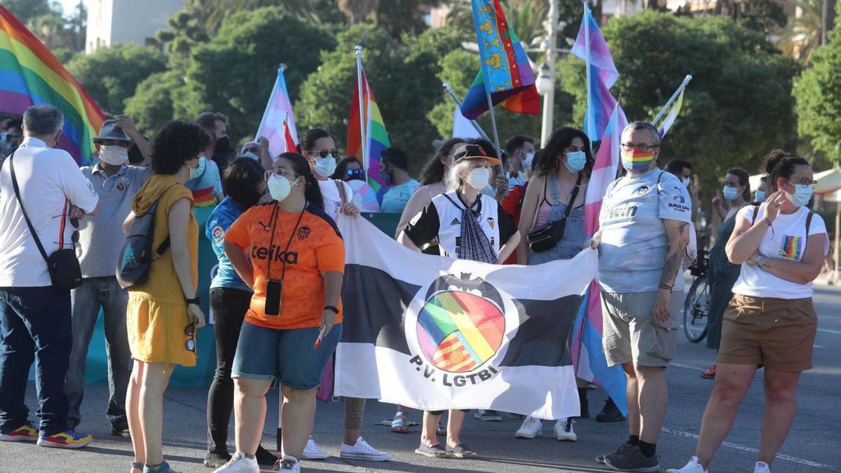 La marcha por el orgullo LGTBi vuelve a las calles de València hoy. | JOSÉ MANUEL LÓPEZ