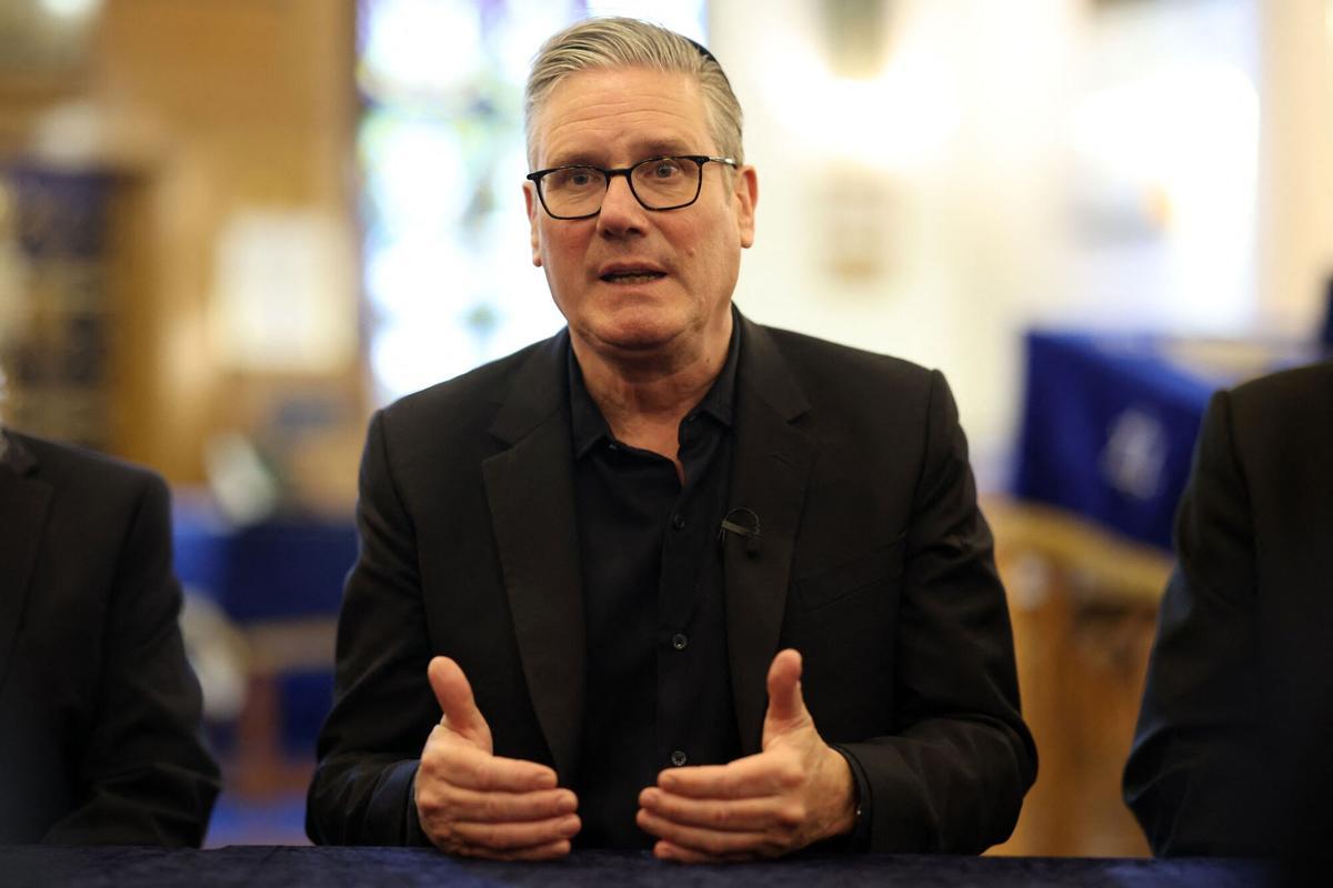 El primer ministro británico, Keir Starmer.