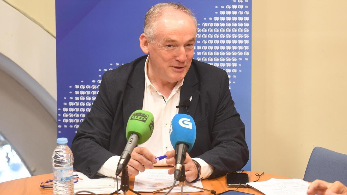El portavoz del PP, Miguel Lorenzo