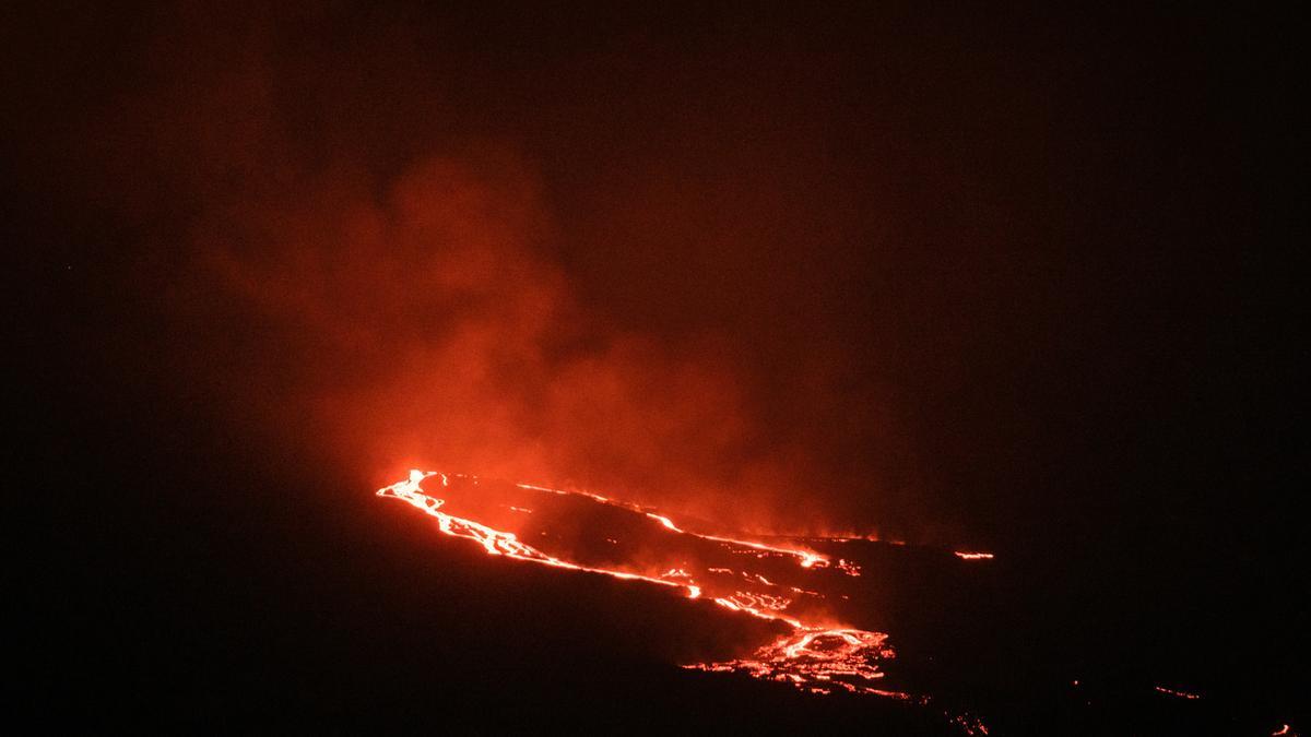 Actividad del volcán de La Palma, 19 de noviembre.