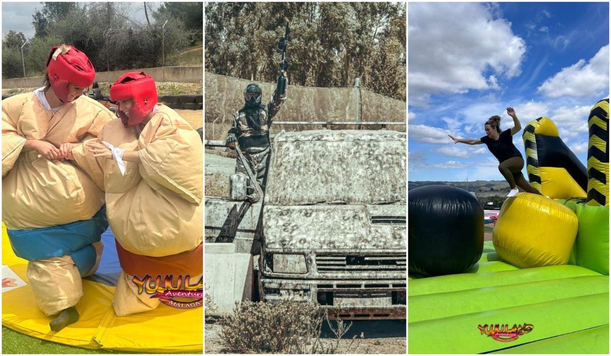 Yujuland, el parque de aventuras de Málaga con 30.000 metros cuadrados con paintball, karts, ‘Humor Amarillo’ y su propio ‘Grand Prix’