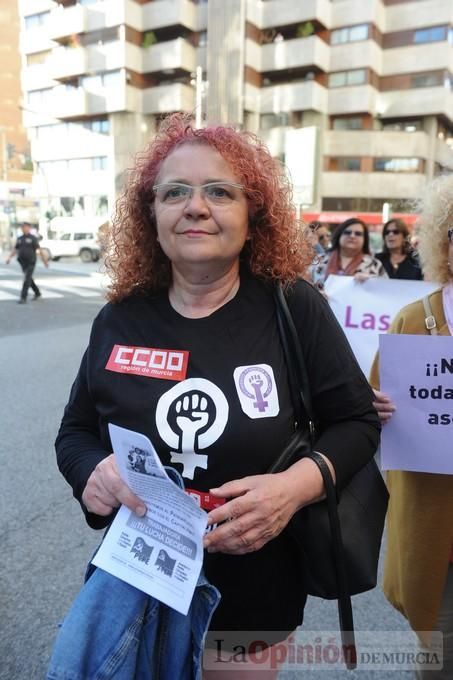 Manifestación contra la violencia patriarcal en Murcia