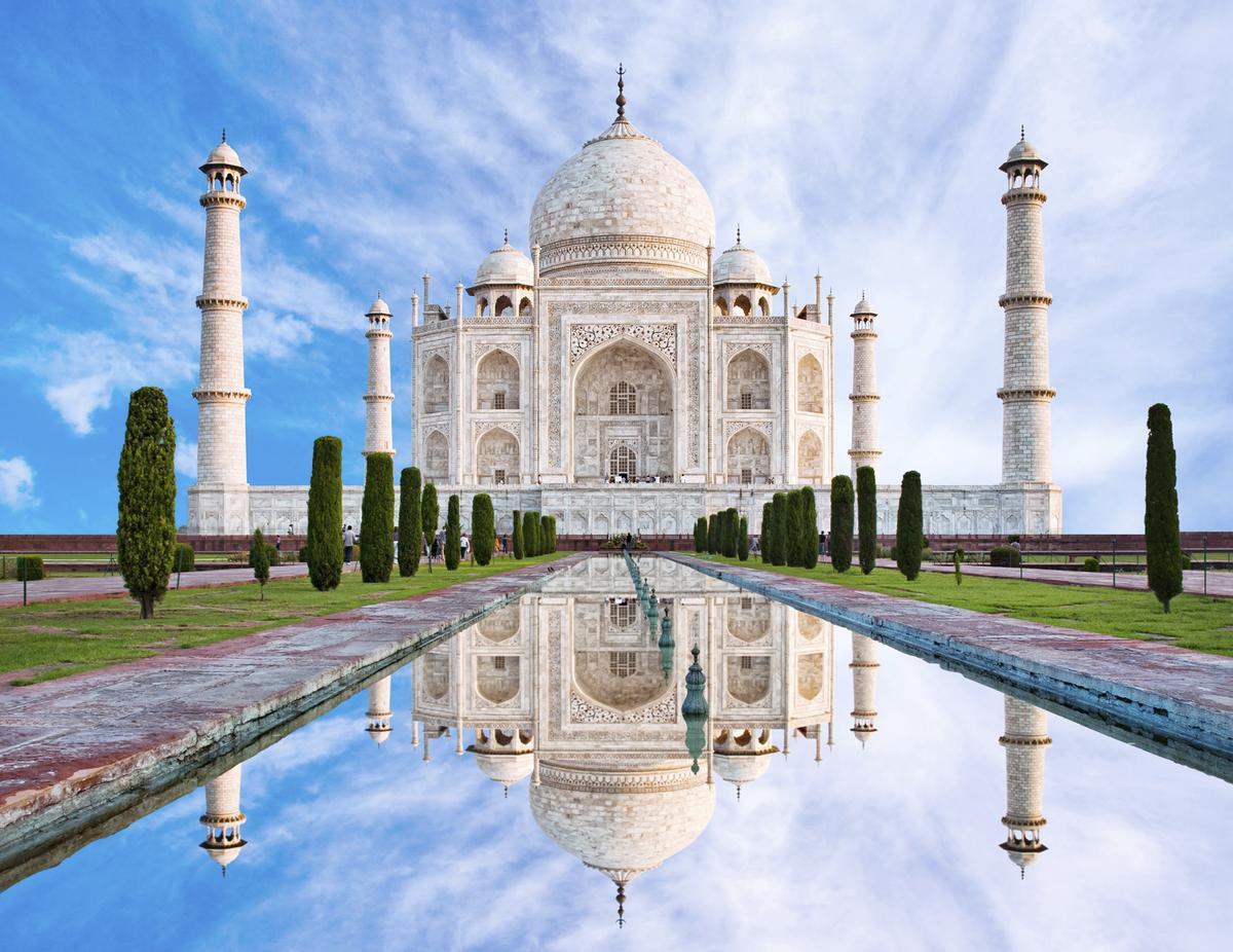 Taj Mahal, en la India.