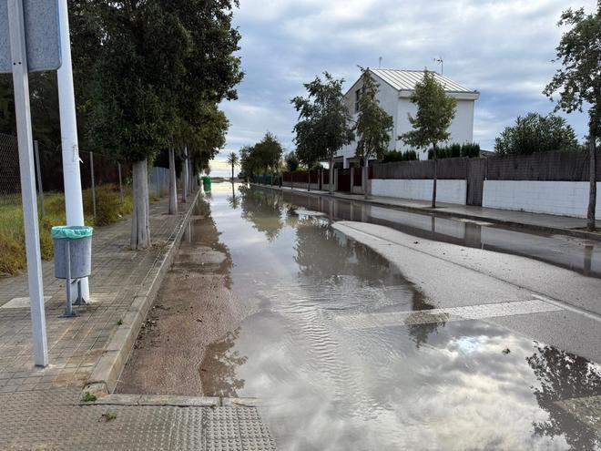 La borrasca Harry golpea el litoral norte de Sagunt