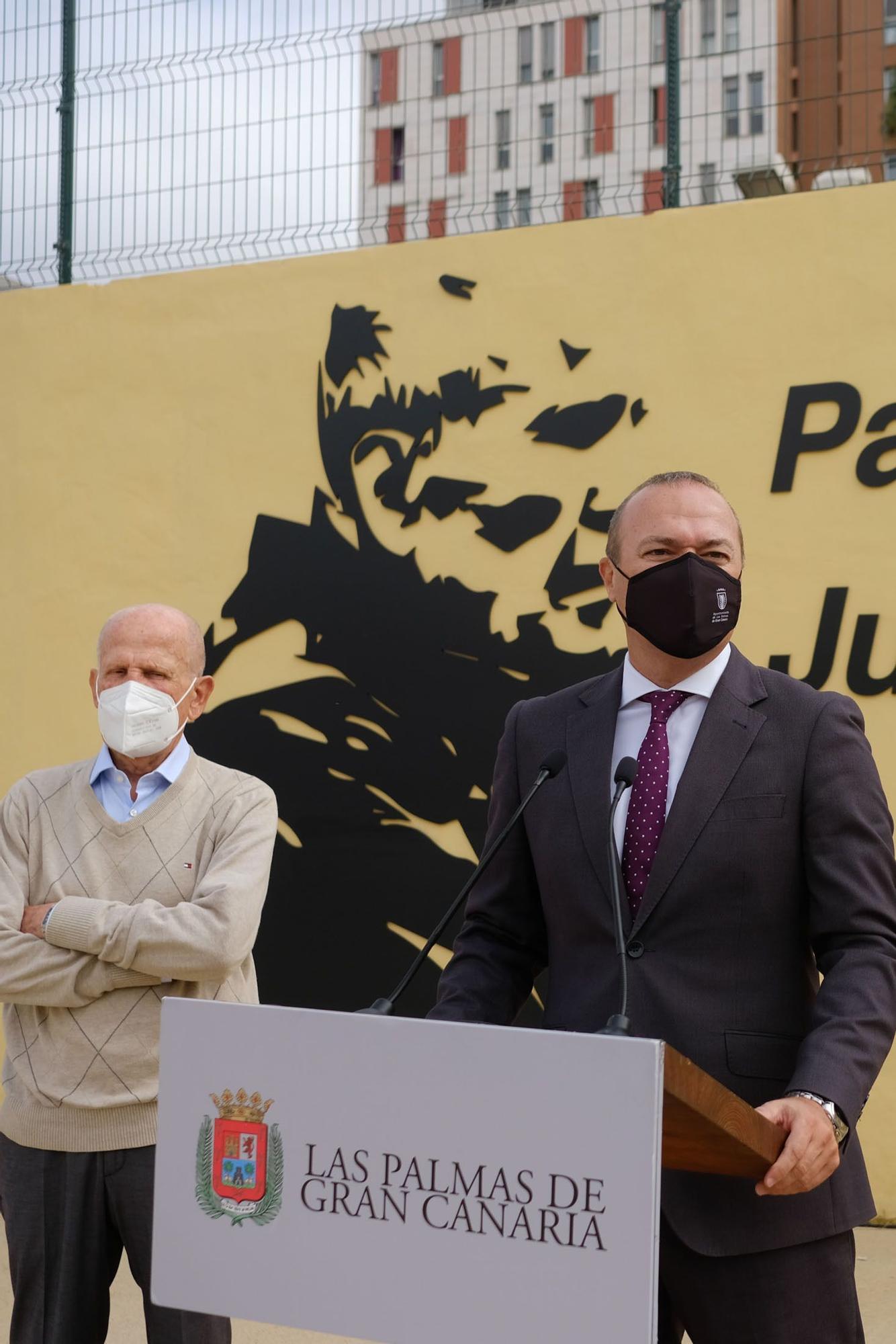 Homenaje a Juan Alemán Cáceres, histórico líder vecinal de La Paterna